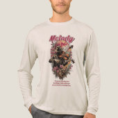 眠れぬ月のヴァイオリン芸術的サーの旋律 トライブレンドＴシャツ (正面)