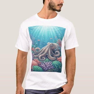眠れるタコの庭 Tシャツ