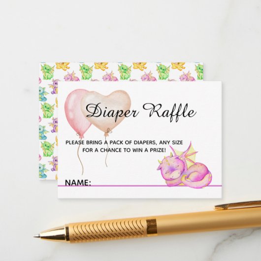 眠れるドラゴンの夢 - ベビーシャワー エンクロージャー (正面/裏面インサイチュ)