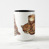 眠れるネコのコーヒーマグ マグカップ (中央)