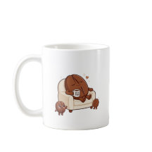 眠れるパパの可愛いコーヒー豆
