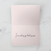 眠れるラグドールの子猫 カード (内部)