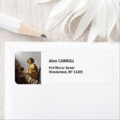 『眠れるヴィルジェナルに座す若い女性』（ジョハネス・フェルメール作） ラベル (インサイチュ)