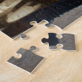 『眠れるヴィルジナールに座す若い女性』(ジョハネス・フェルメール作) ジグソーパズル (側面)