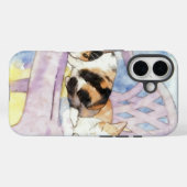 眠れる二匹の猫 Case-Mate iPhoneケース (裏面 (横))