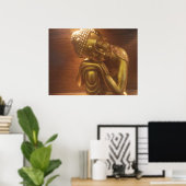 眠れる仏像 ポスター (ホームオフィス)