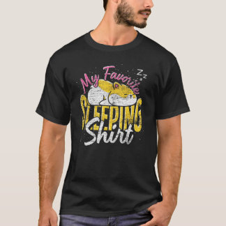 眠れる動物 私の好きな寝ているハムスター Tシャツ