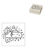 眠れる夜空 ラバースタンプ (押印)