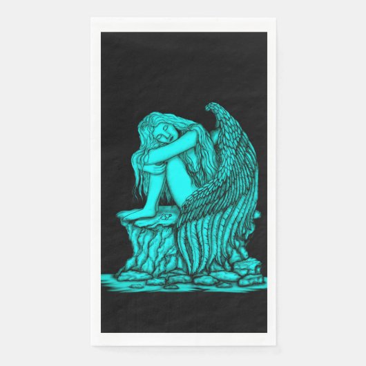 眠れる天使が石の上に (正面)