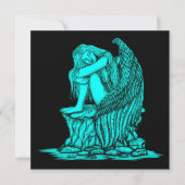 眠れる天使が石の上に (正面)