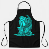 眠れる天使が石の上に エプロン (正面)