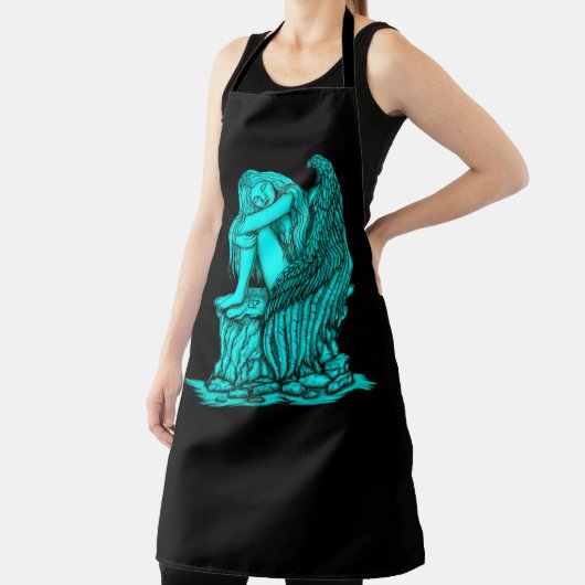 眠れる天使が石の上に エプロン (インサイチュ)