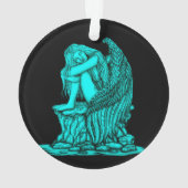 眠れる天使が石の上に オーナメント (裏面)