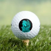 眠れる天使が石の上に ゴルフボール (インサイチュ 木)