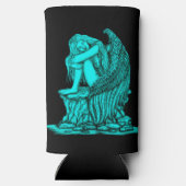 眠れる天使が石の上に スリム缶クーラー (裏面)