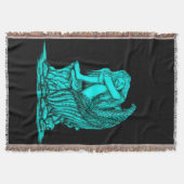 眠れる天使が石の上に スローブランケット (正面)