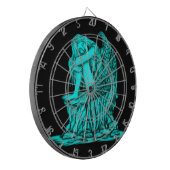 眠れる天使が石の上に ダーツボード (正面左)