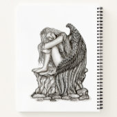 眠れる天使が石の上に ノートブック (裏面)