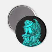 眠れる天使が石の上に マグネット (正面/裏面)