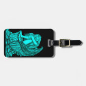 眠れる天使が石の上に ラゲッジタグ (正面横)