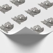 眠れる天使が石の上に ラッピングペーパー (角)