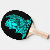 眠れる天使が石の上に 卓球ラケット (横)