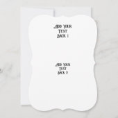 眠れる天使が石の上に 招待状 (裏面)