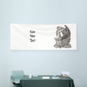 眠れる天使が石の上に 横断幕 (トレードショー)