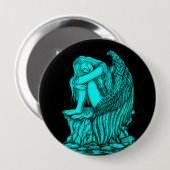 眠れる天使が石の上に 缶バッジ (正面&裏面)