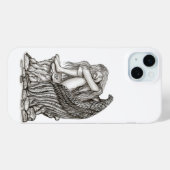 眠れる天使が石の上に Case-Mate iPhoneケース (裏面 (横))