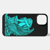 眠れる天使が石の上に iPhoneケース (裏面横)