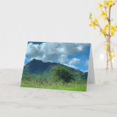 眠れる巨大空白の山 カード (黄色い花)