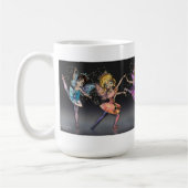 眠れる森の美女のバレエの妖精のマグ コーヒーマグカップ (左)