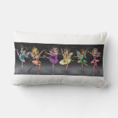 眠れる森の美女のバレエの妖精の枕 ランバークッション (裏面)