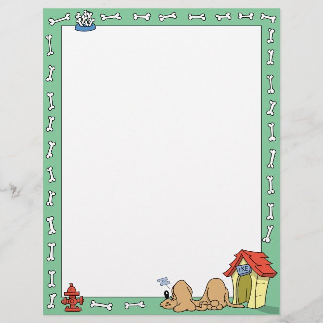 眠れる犬と犬の家 (正面)