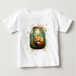 眠れる狐 ベビーTシャツ