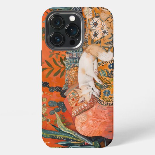 眠れる狐 iPhoneケース (裏面)