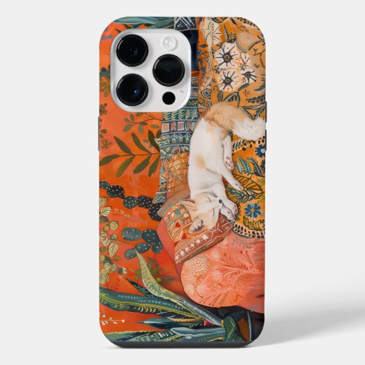 眠れる狐 iPhoneケース (裏面)
