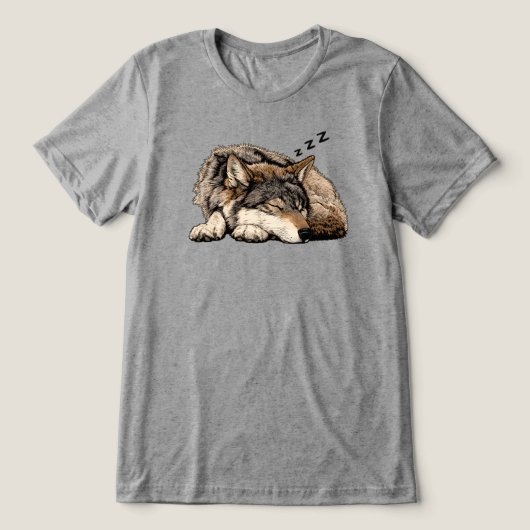 眠れる狼 トライブレンドTシャツ (デザイン正面)
