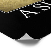 眠れる猫のアートワーク ポスター (角)