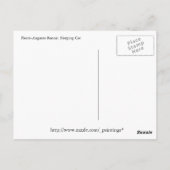 眠れる猫バイルノアール ポストカード (裏面)