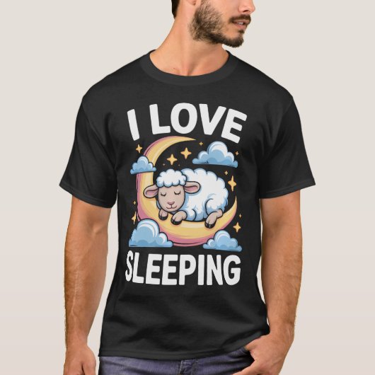 眠れる羊の月 Tシャツ (正面)