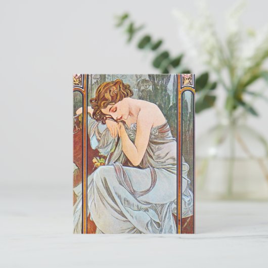 眠れる美しい女性 ポストカード (スタンド正面)