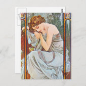 眠れる美しい女性 ポストカード (正面/裏面)