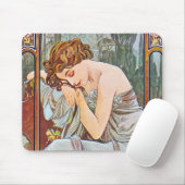 眠れる美しい女性 マウスパッド (マウス)