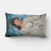 眠エレガントるフランスの女 ランバークッション (裏面)