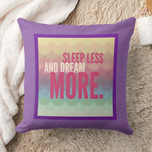 眠感動的やる気を起こさせるる夢をもっと減らす クッション (ブランケット)