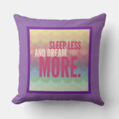 眠感動的やる気を起こさせるる夢をもっと減らす クッション (正面)