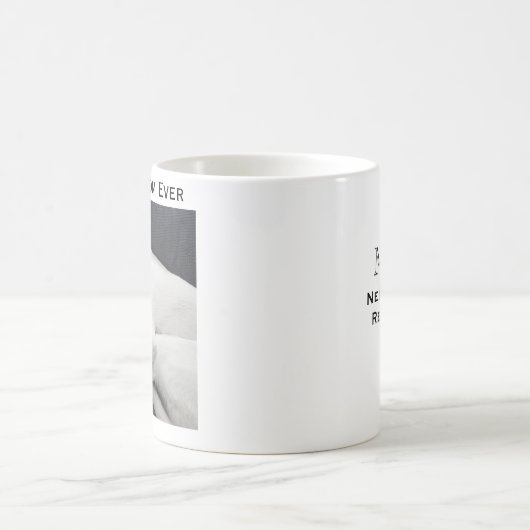 眠最高のい疲れた犬の写真が今まで母さん コーヒーマグカップ (中央)