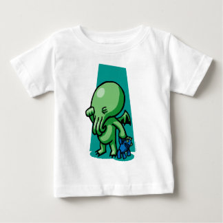 眠気時間Cthulhu乳児Tシャツ ベビーTシャツ
